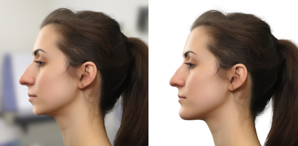 chin surgery before after simulator