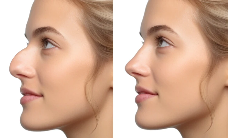 before after rhinoplasty