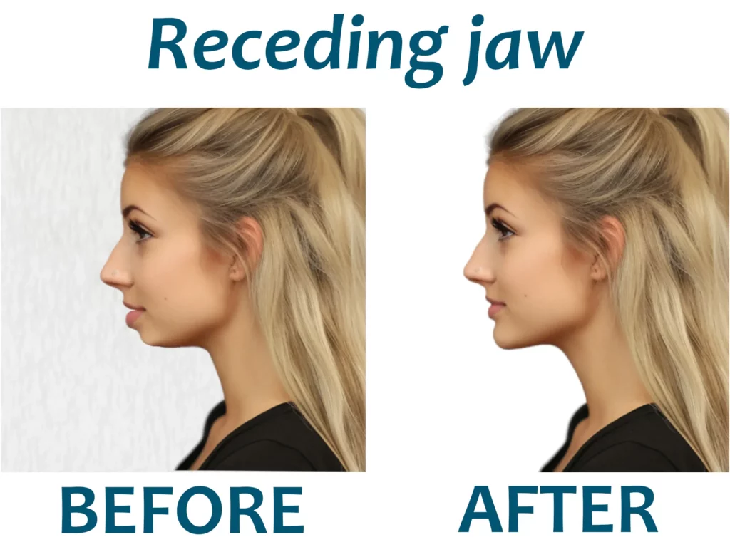 receding jaw
