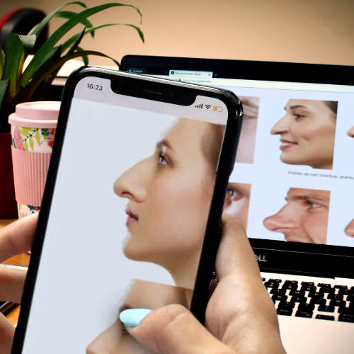 rhinoplasty simulator app AI 3D android iphone