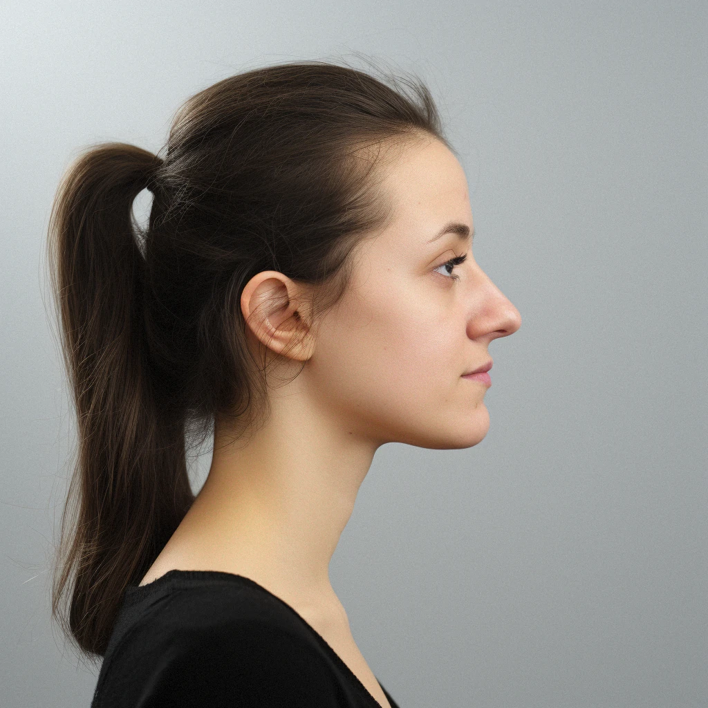 upturned trumpet nose