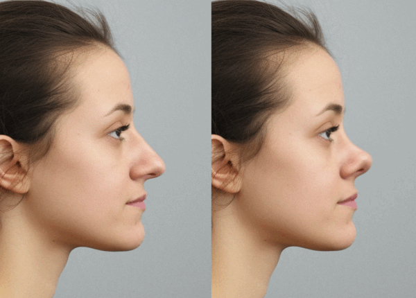 upturned trumpet nose